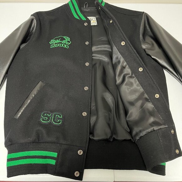 Roots Xbox Limited Edition Varsity Leather/Wool Jacket Large Unisex - Picture 7 of 16